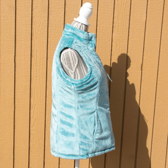 NWT Free Country Reersible quilted fleece Vest Small - Picture 9 of 10